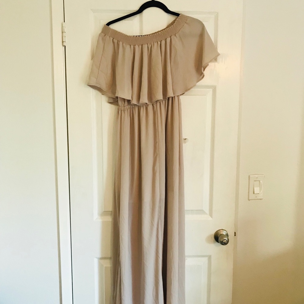 Hacienda Maxi Dress - Show me the ring crisp